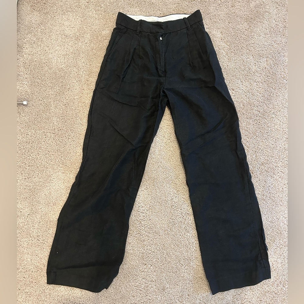 Aritzia Black Wide-Leg Pants